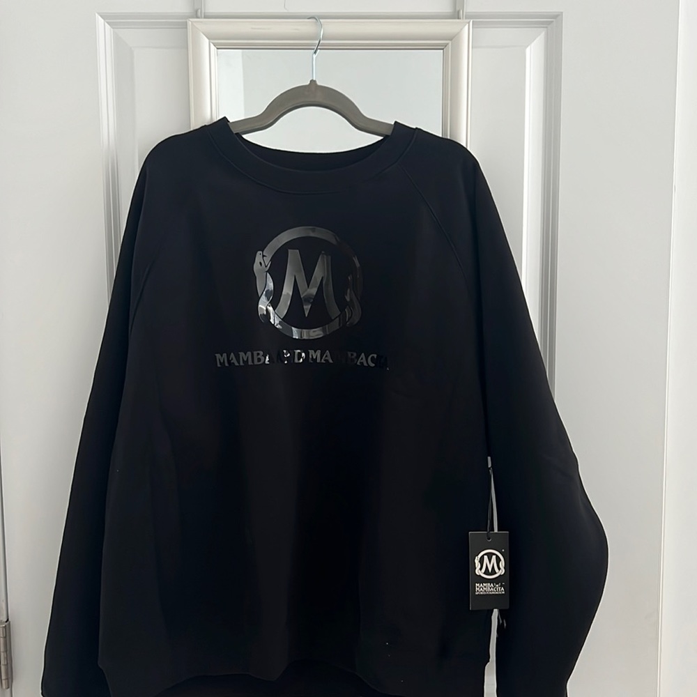 “Blackout” Mamba and Mambacita Matte Logo Sweatshirt